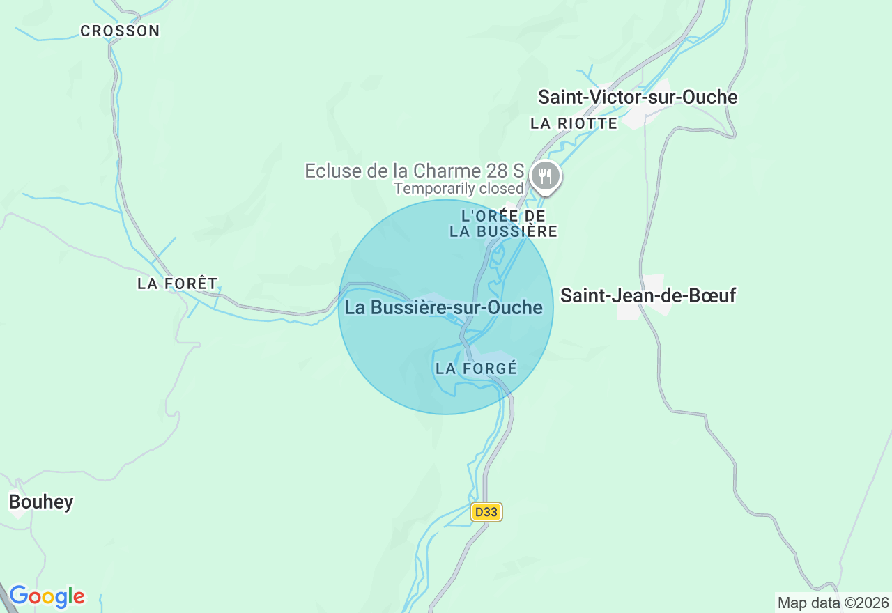 Carte de l'emplacement