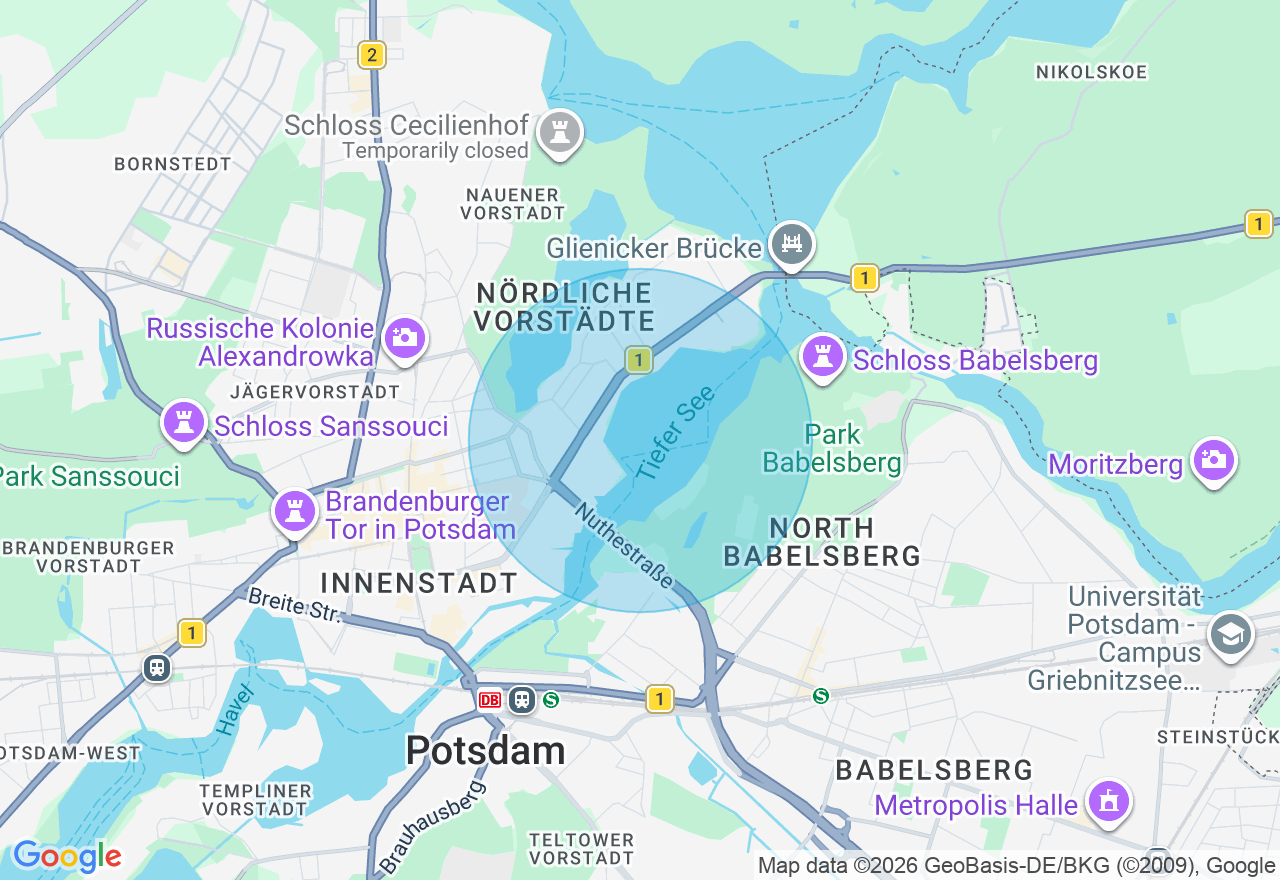Kartenansicht der Location