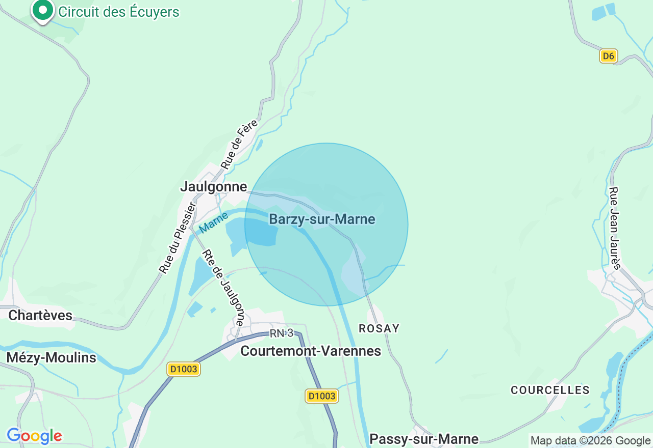 Carte de l'emplacement