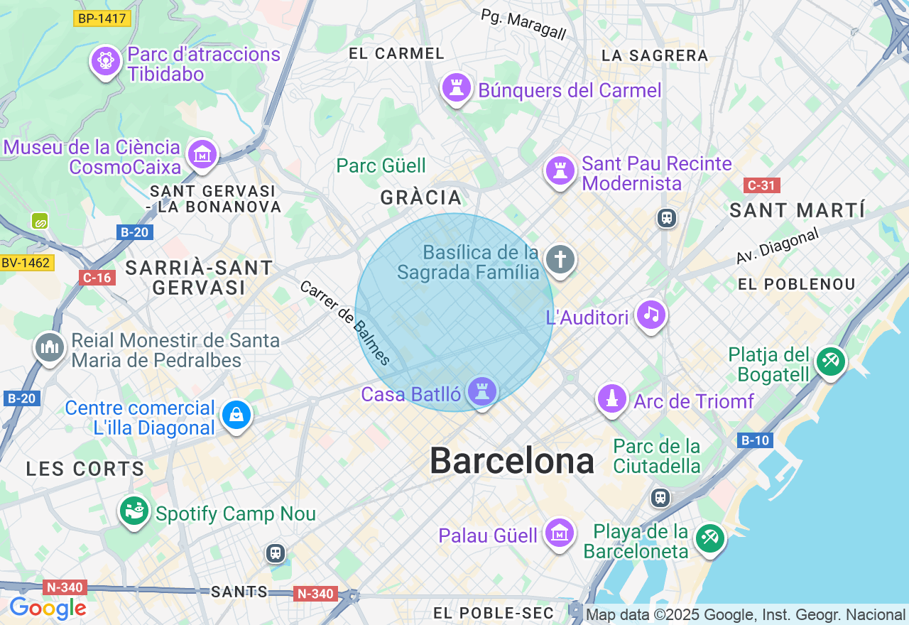 Mapa de la ubicación