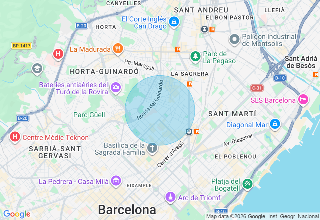 Mapa de la ubicación