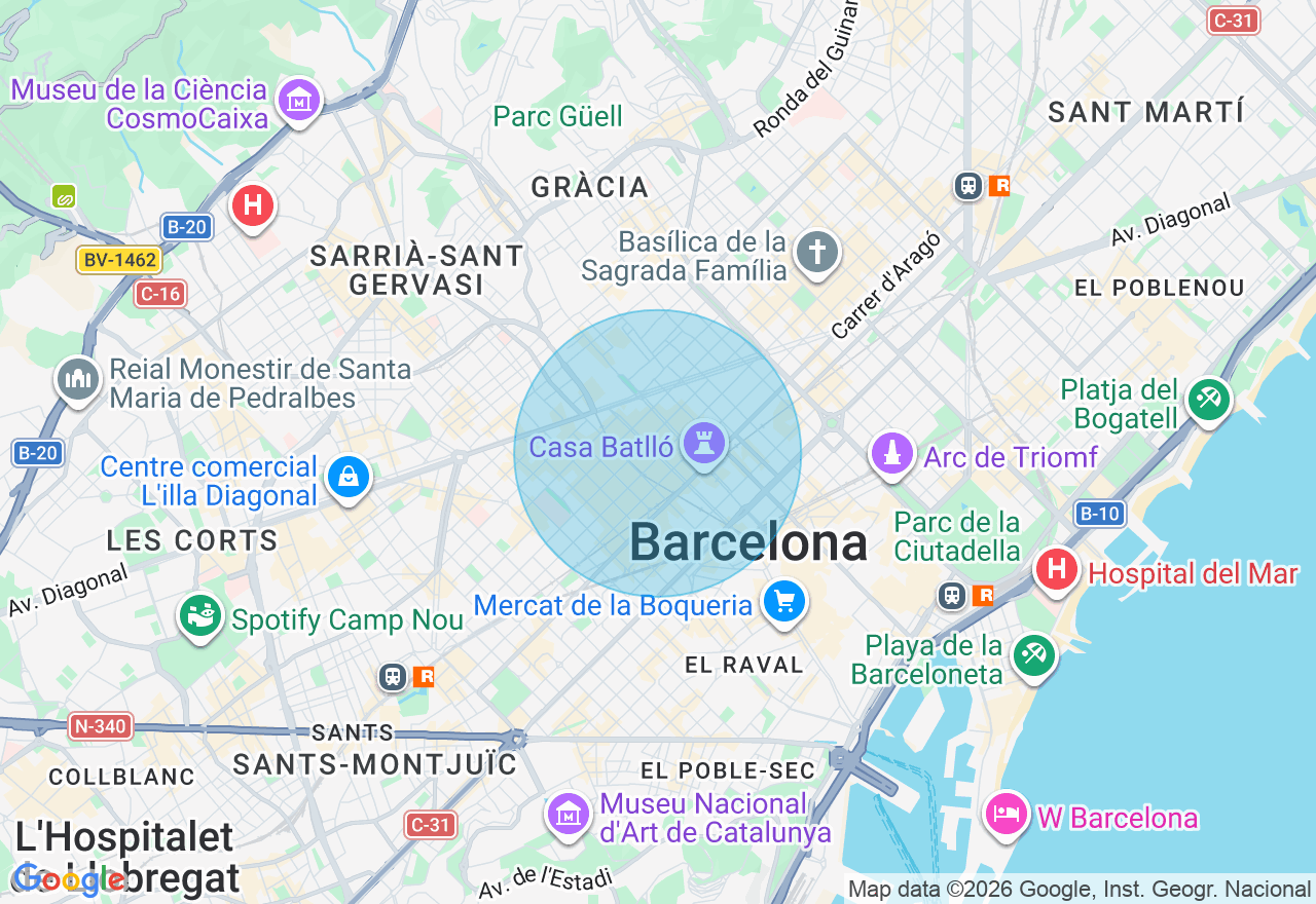 Mapa de la ubicación