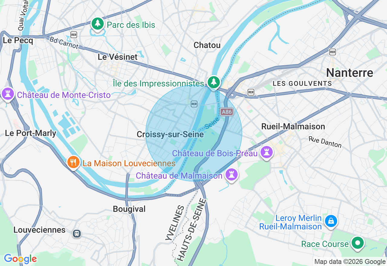 Carte de l'emplacement