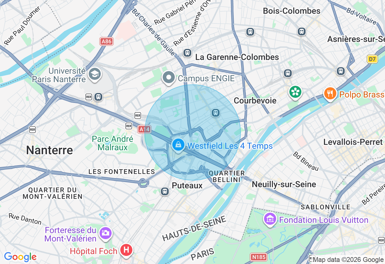 Carte de l'emplacement