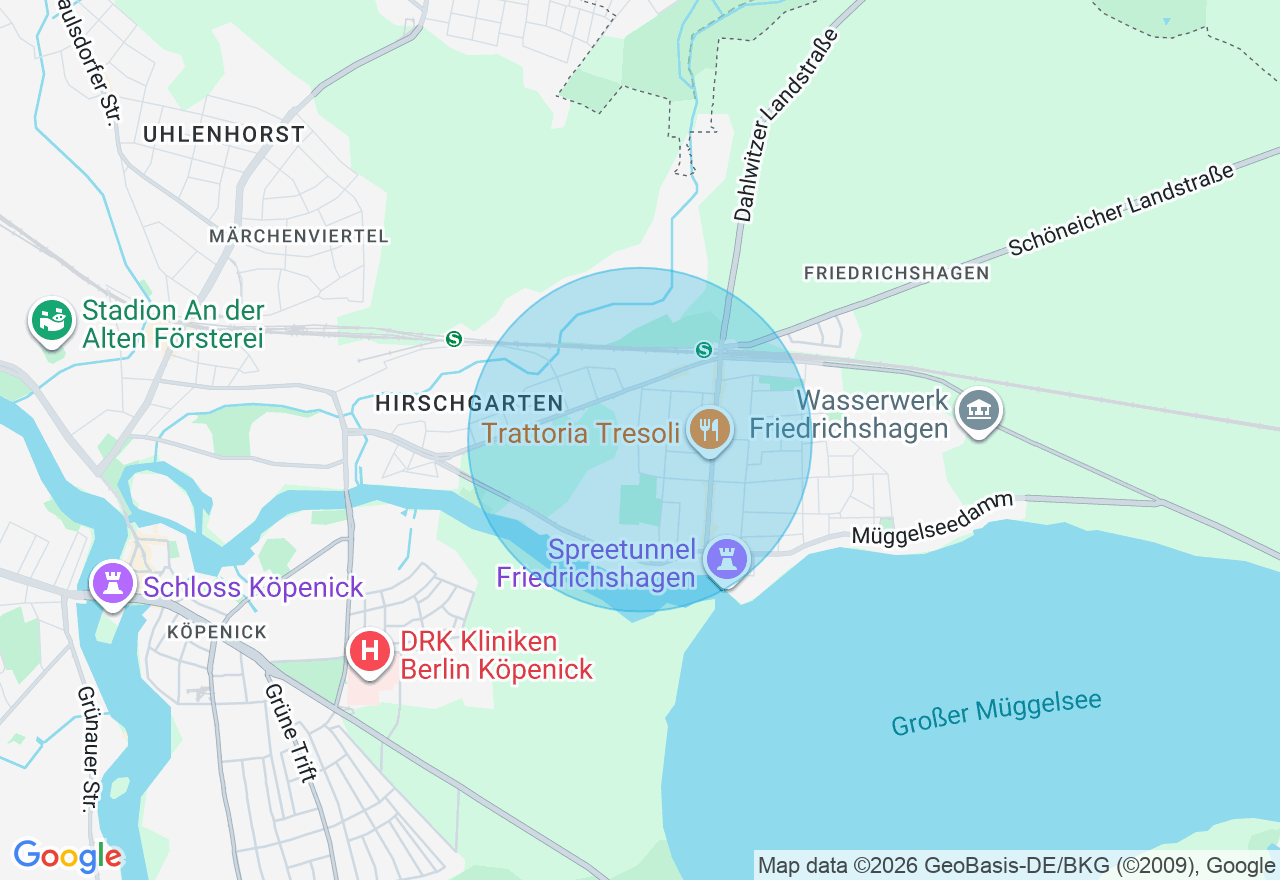 Kartenansicht der Location