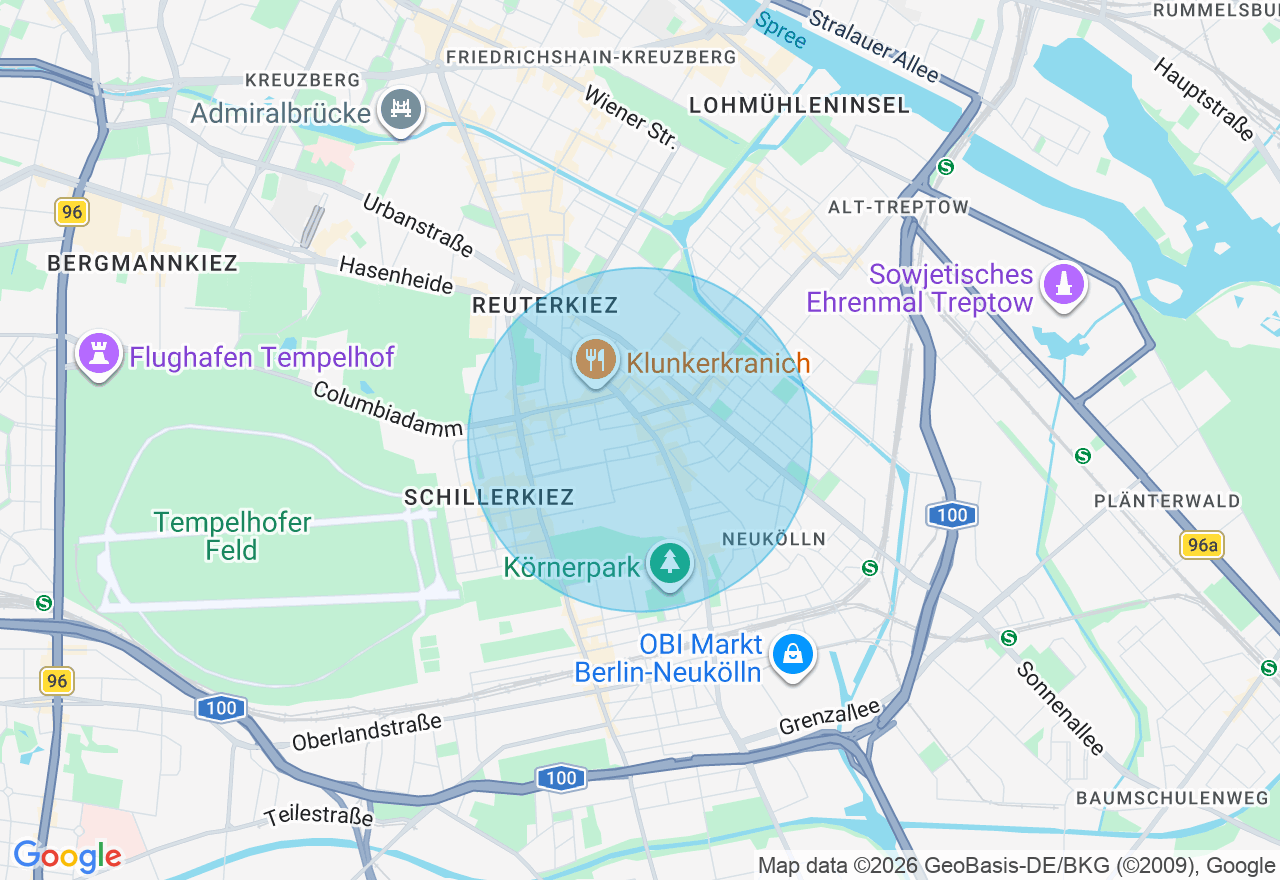 Kartenansicht der Location