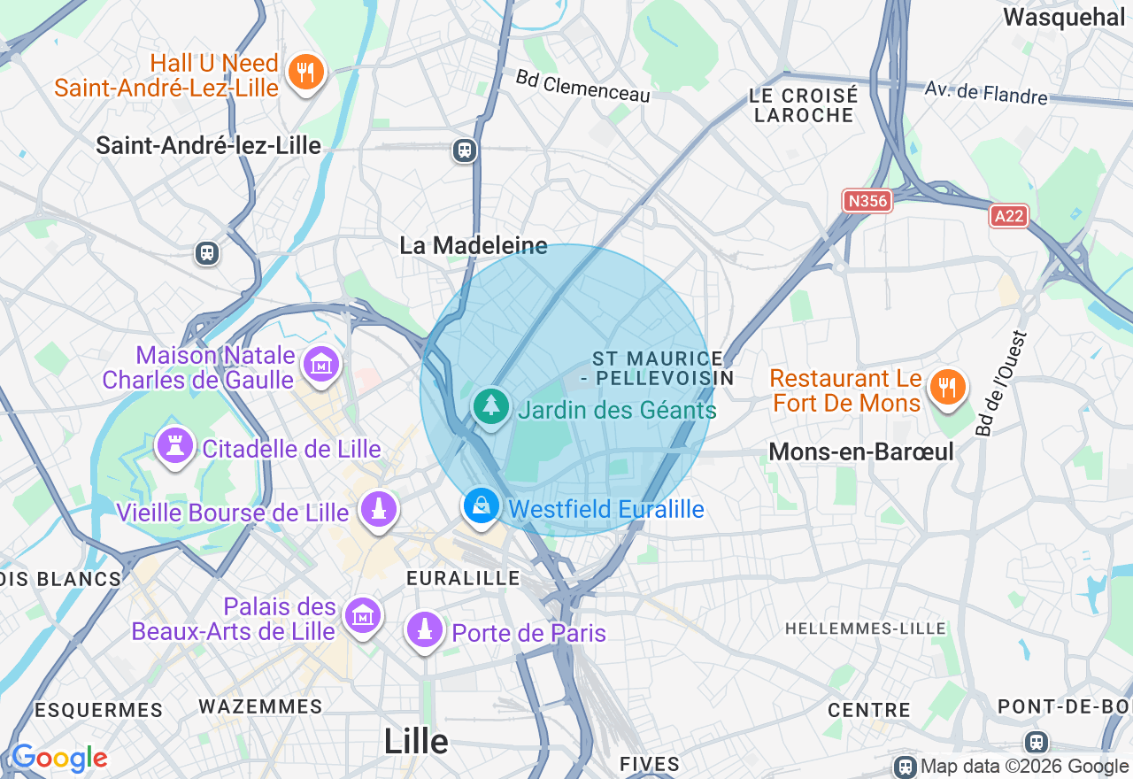 Carte de l'emplacement