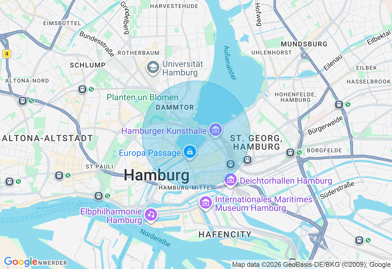Kartenansicht der Location