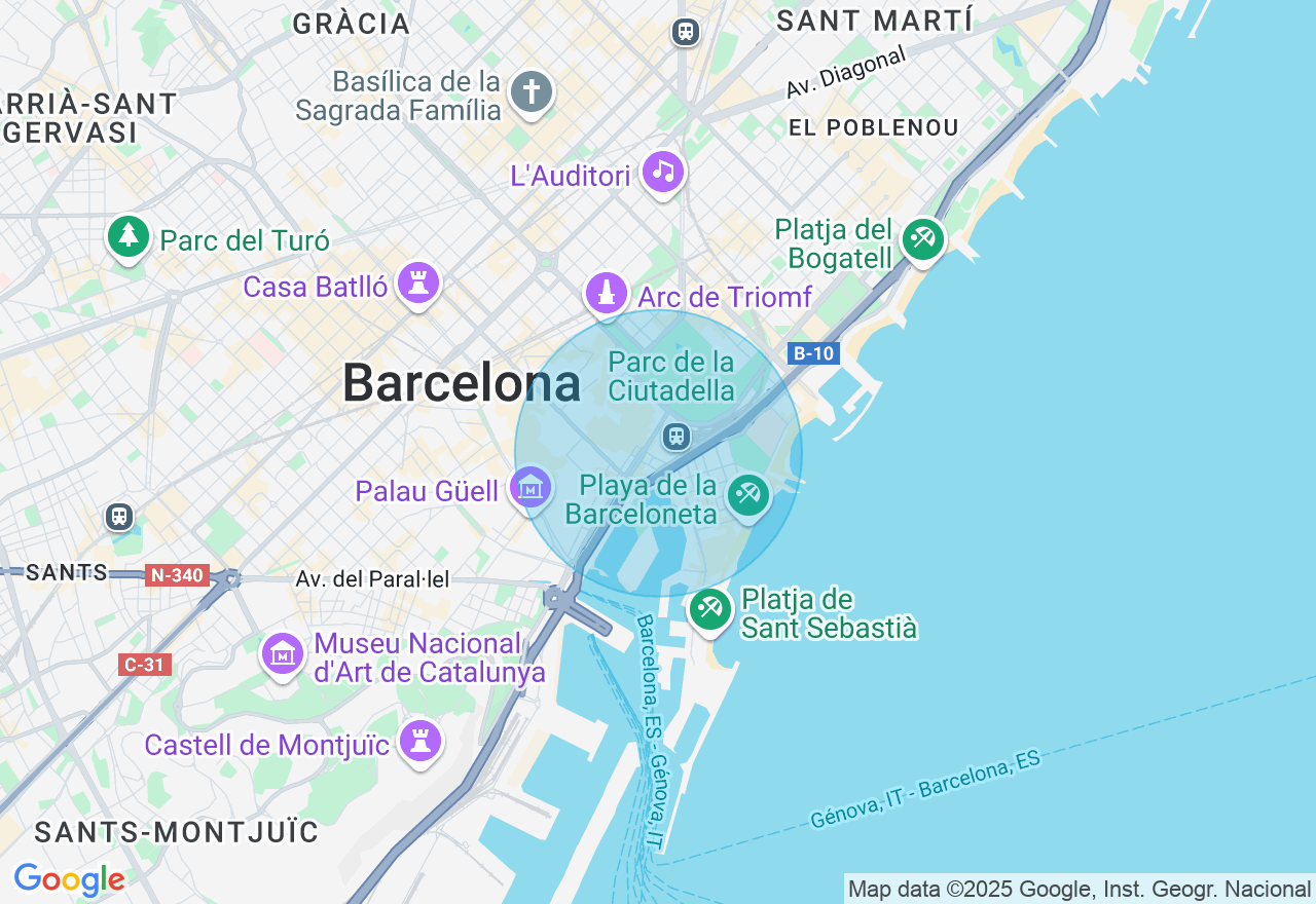 Mapa de la ubicación