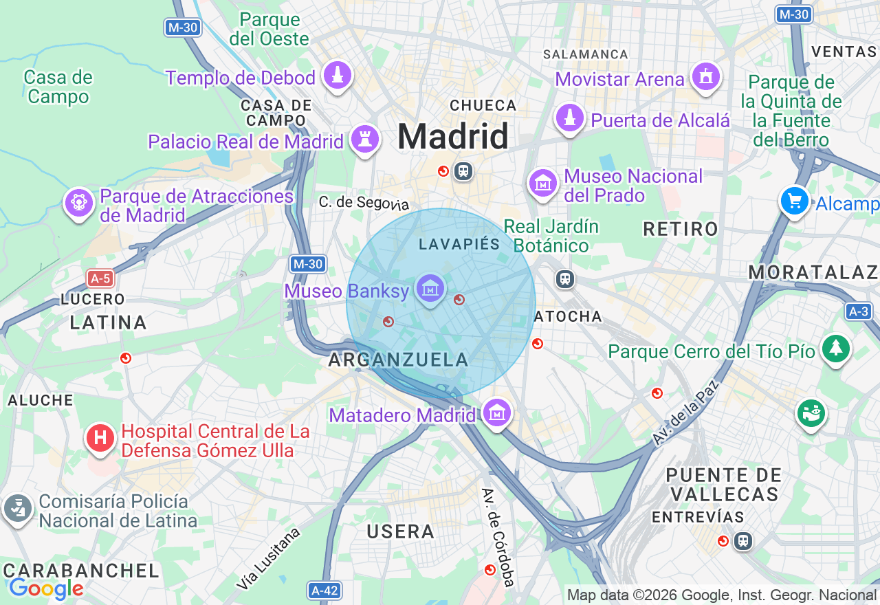 Mapa de la ubicación