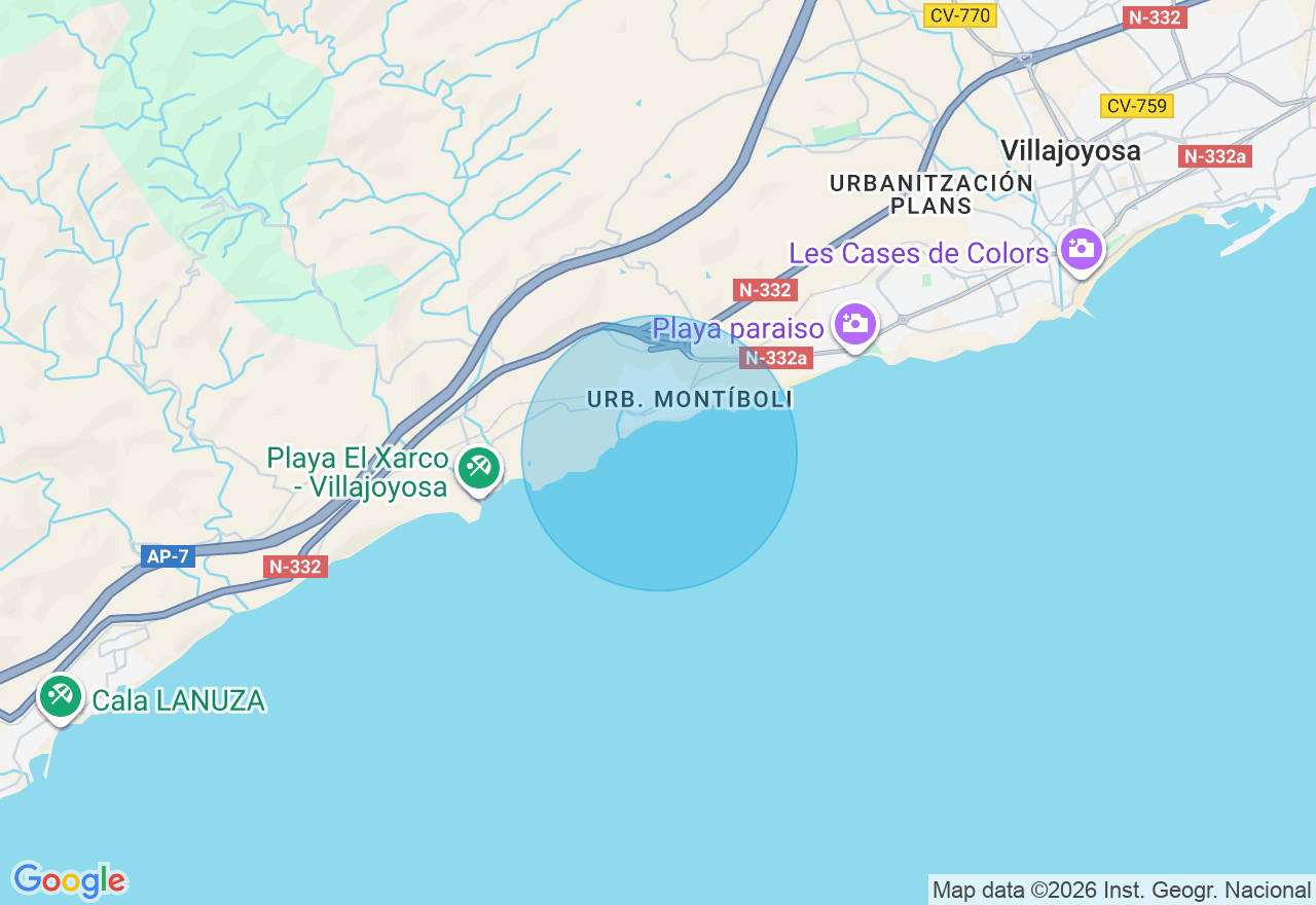 Mapa de la ubicación