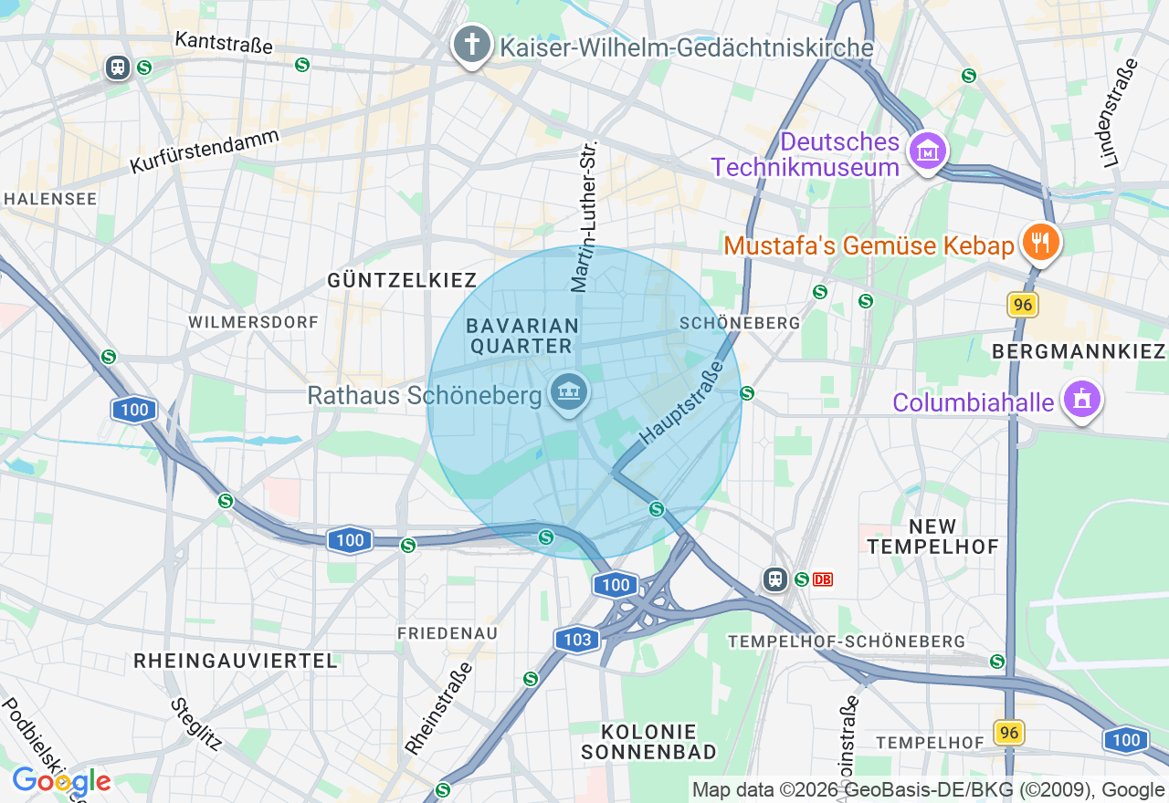 Kartenansicht der Location