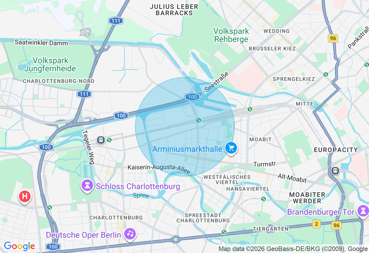 Kartenansicht der Location