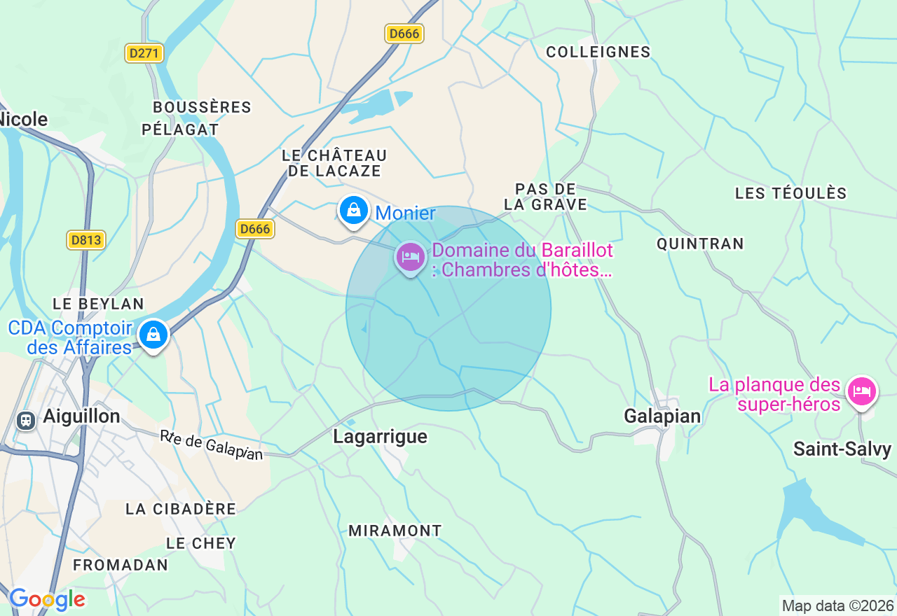 Carte de l'emplacement