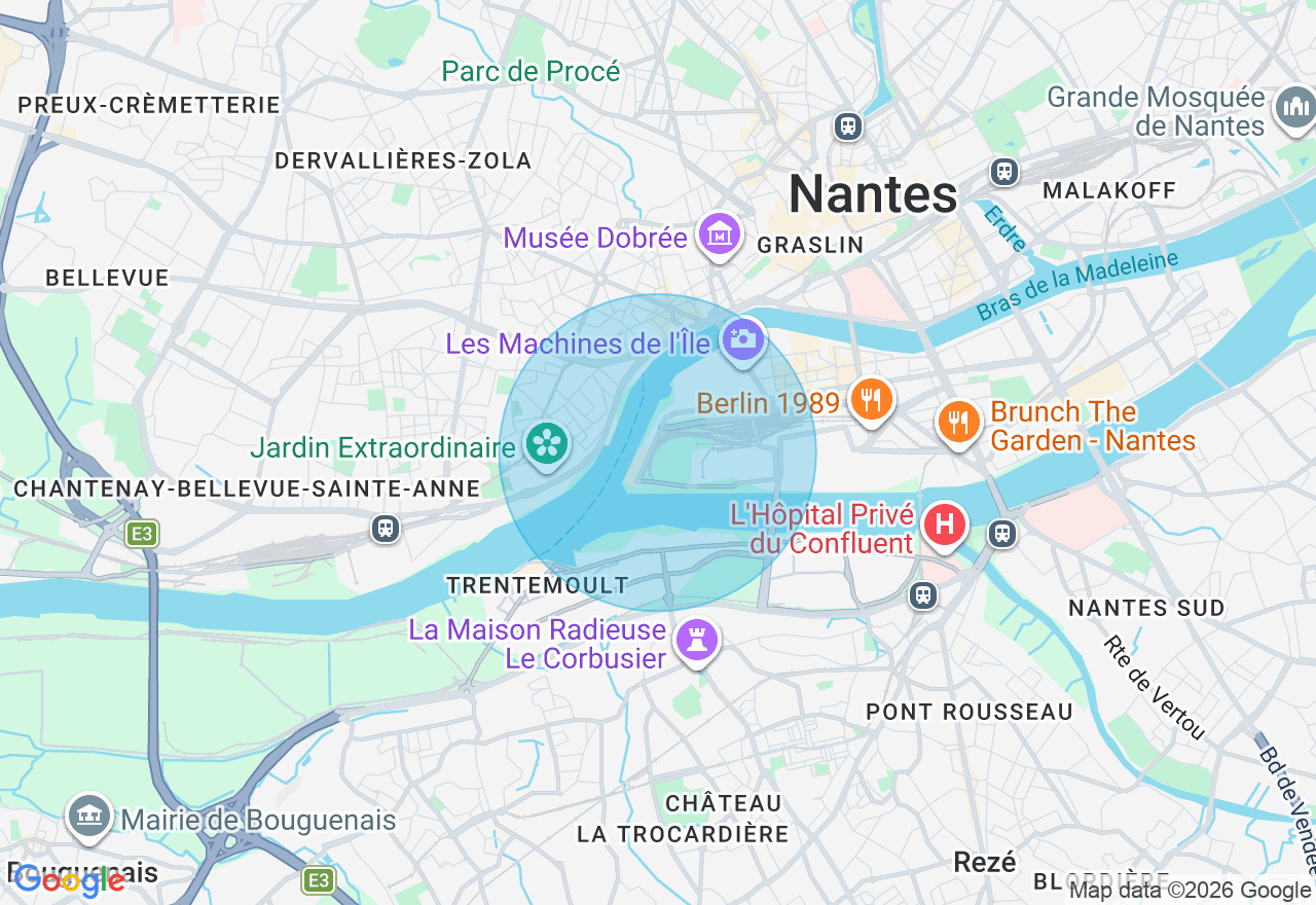 Carte de l'emplacement