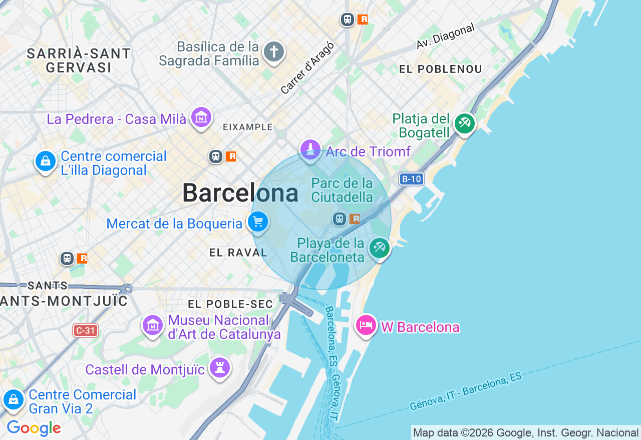 Mapa de la ubicación