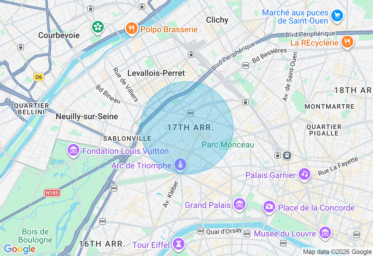 Carte de l'emplacement