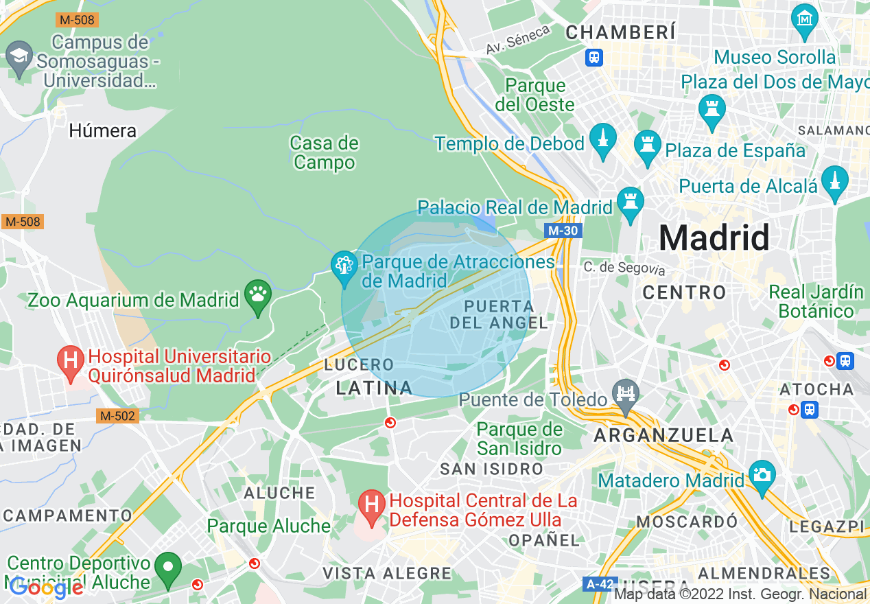 Mapa de la ubicación