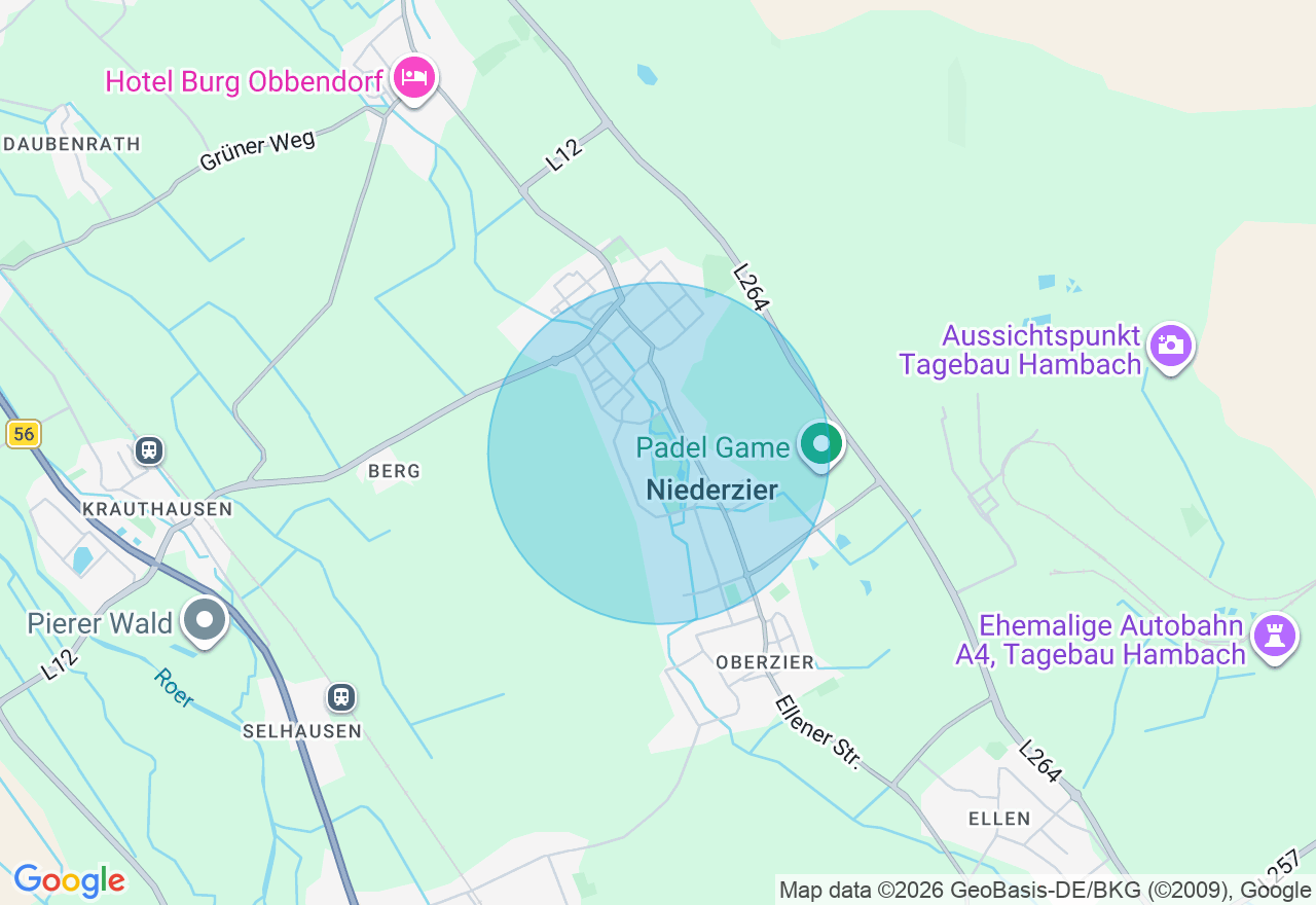 Kartenansicht der Location