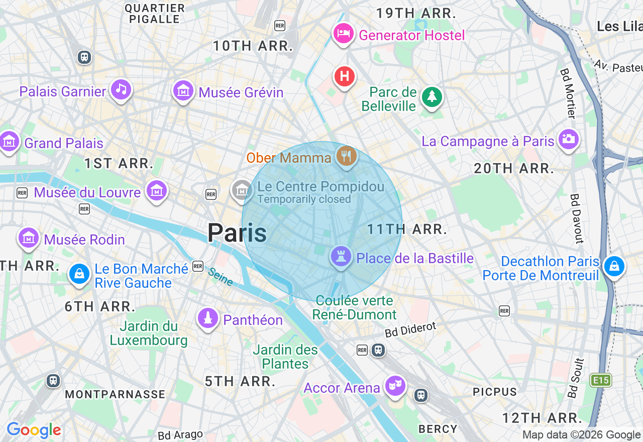 Carte de l'emplacement