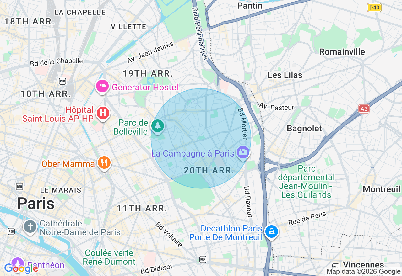 Carte de l'emplacement