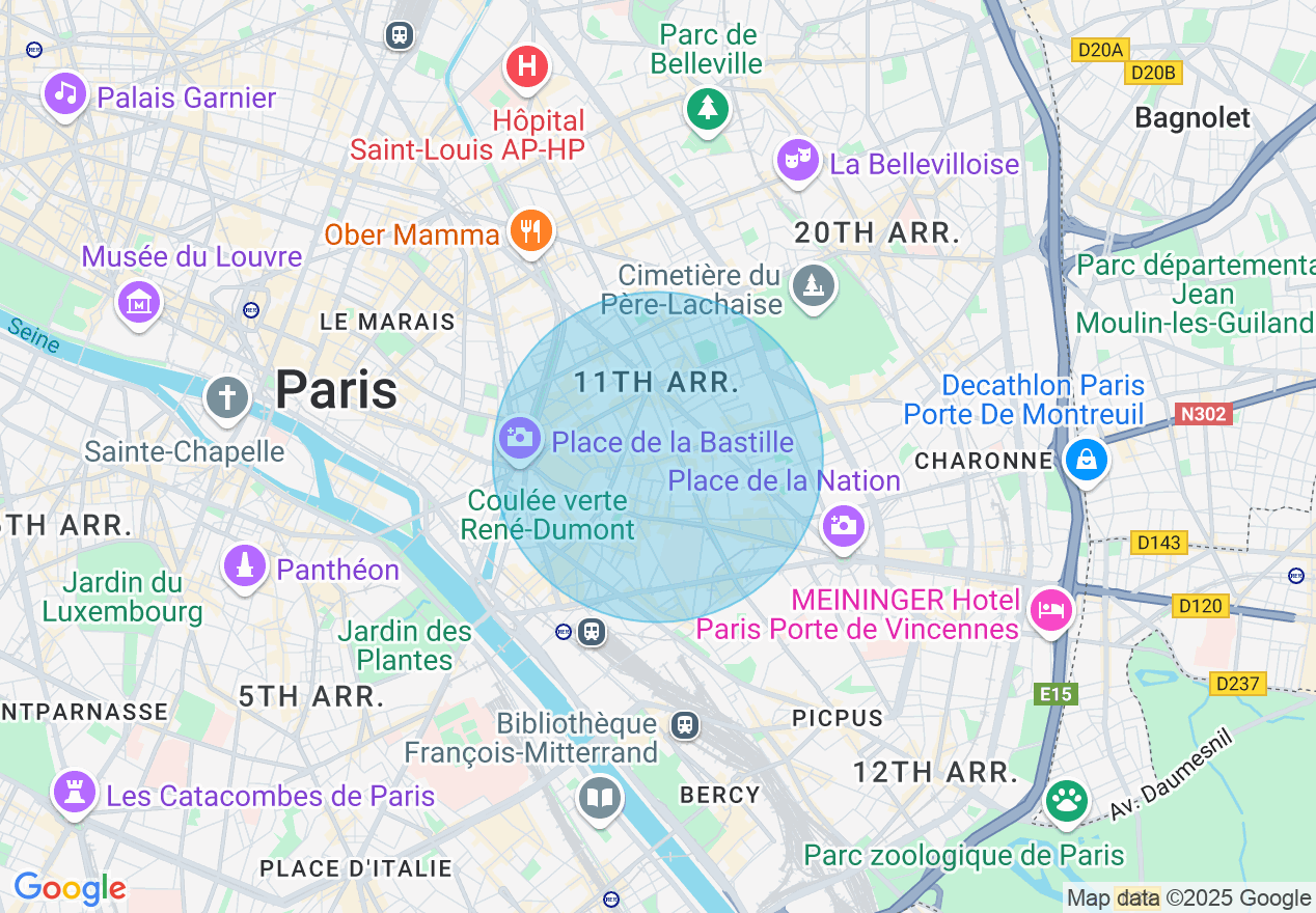 Carte de l'emplacement