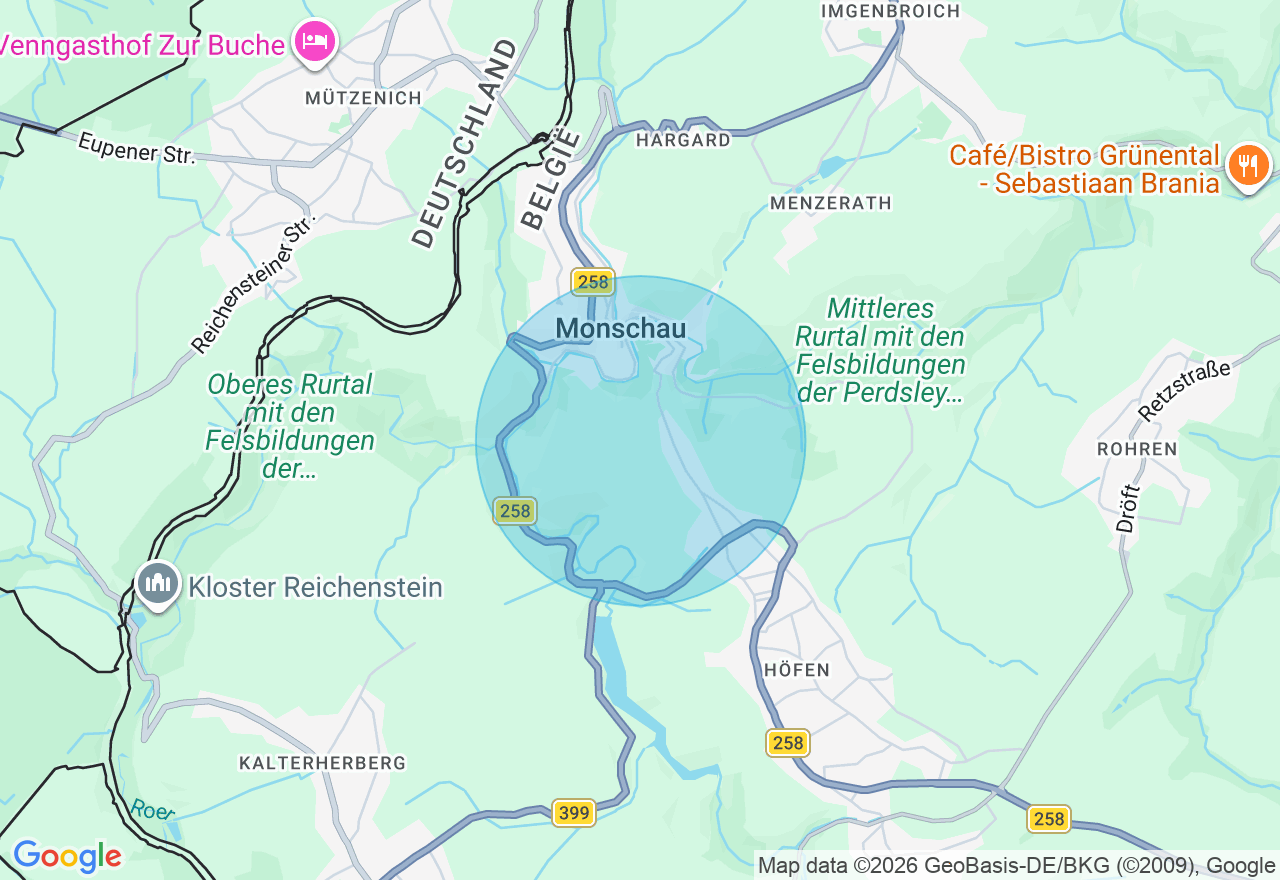 Kartenansicht der Location