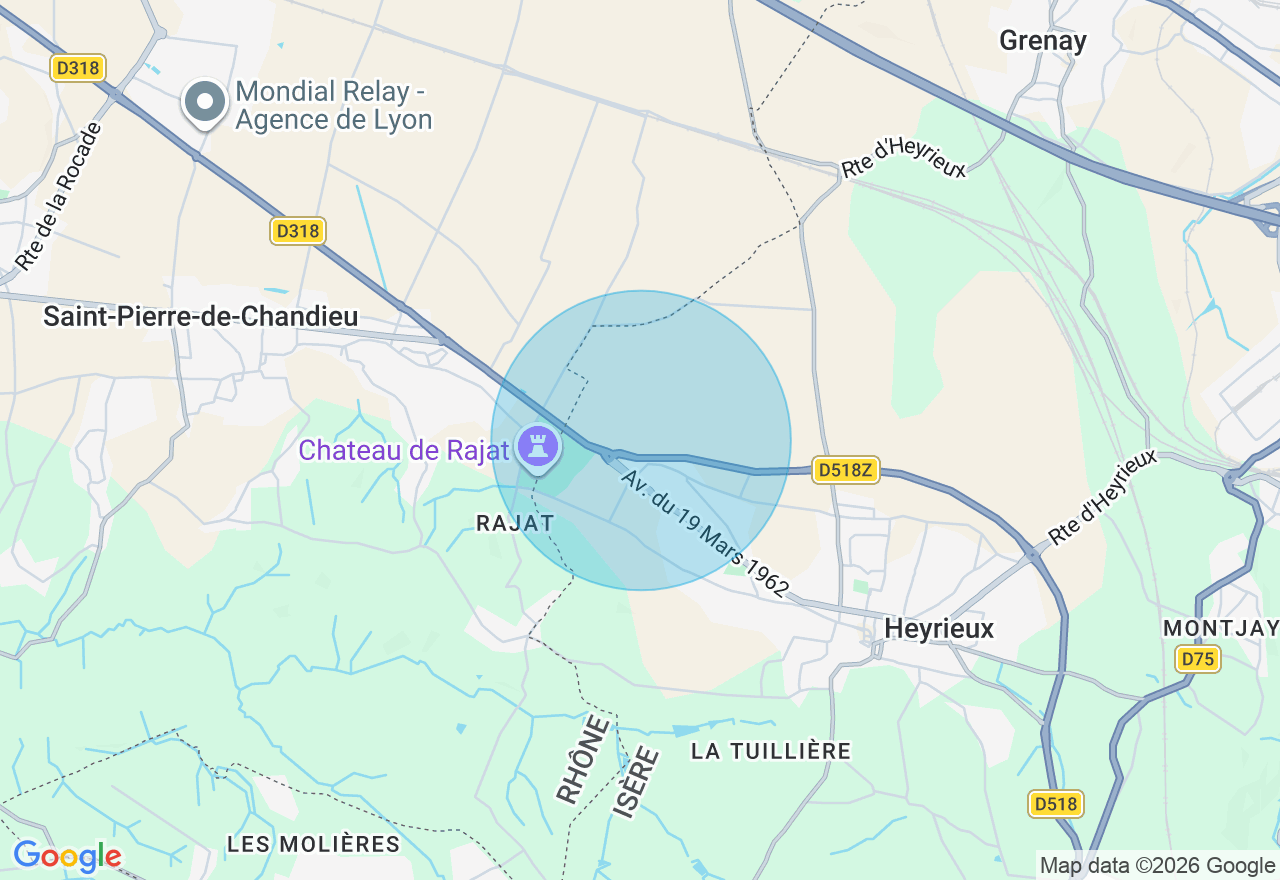 Carte de l'emplacement