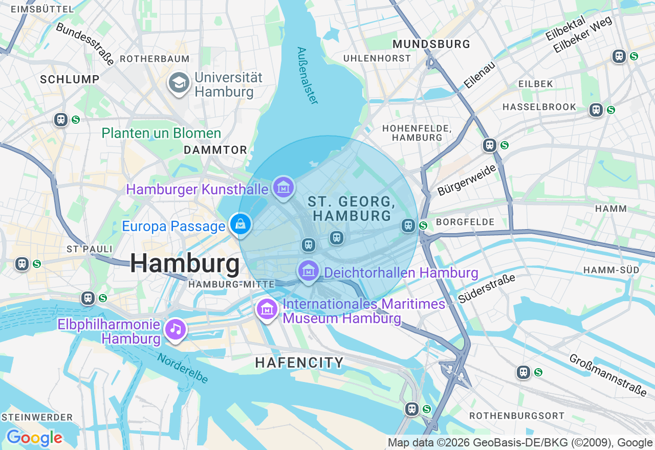Kartenansicht der Location