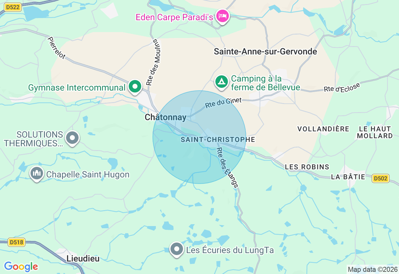 Carte de l'emplacement