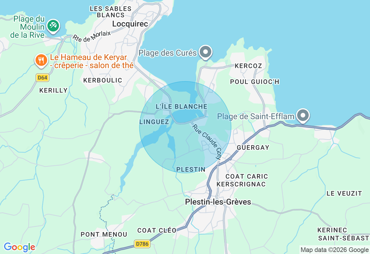 Carte de l'emplacement
