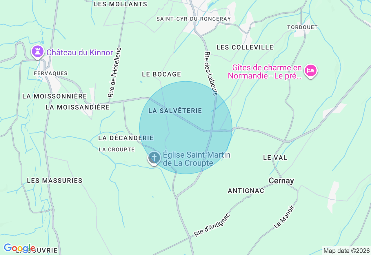 Carte de l'emplacement