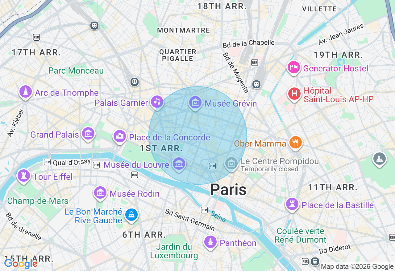 Carte de l'emplacement