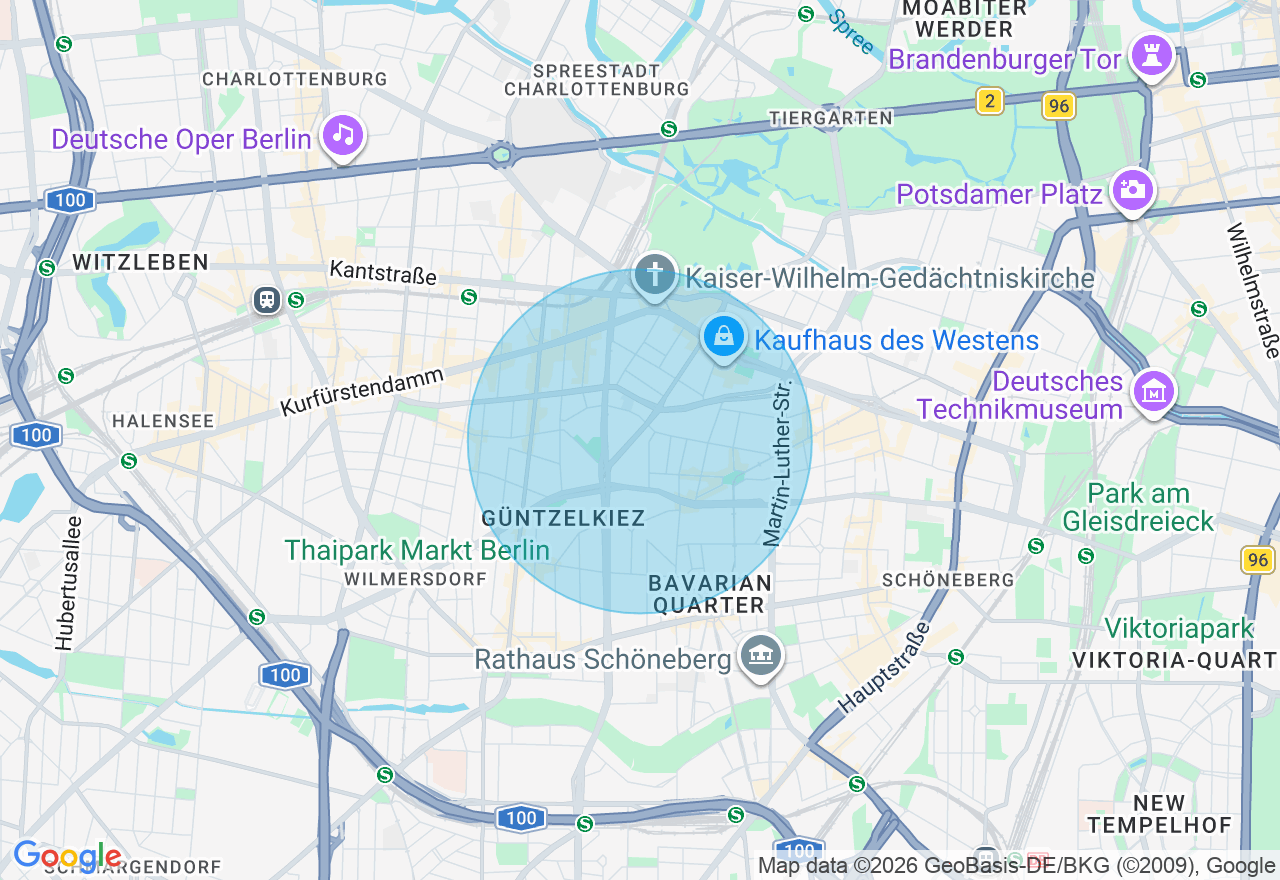 Kartenansicht der Location