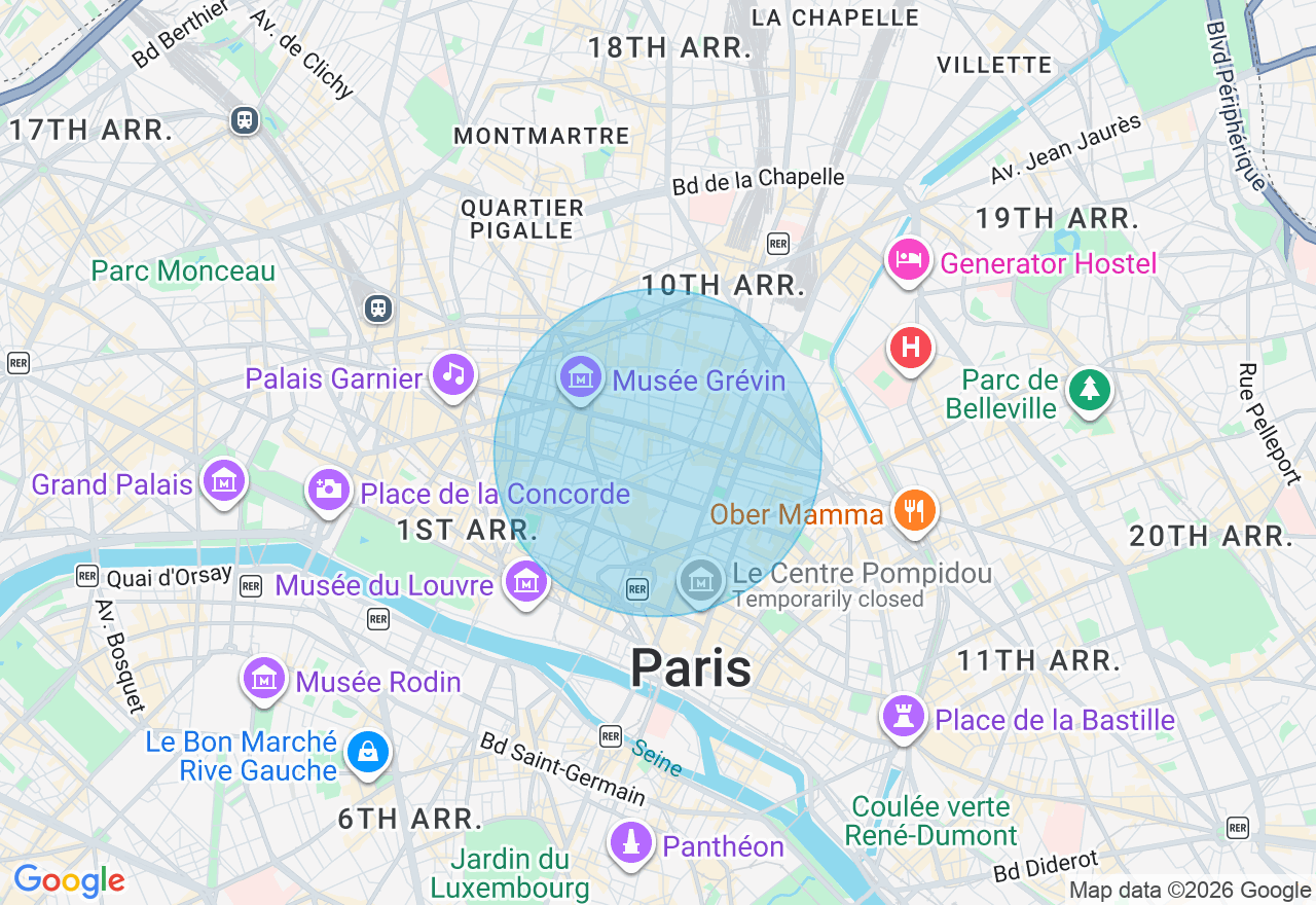 Carte de l'emplacement