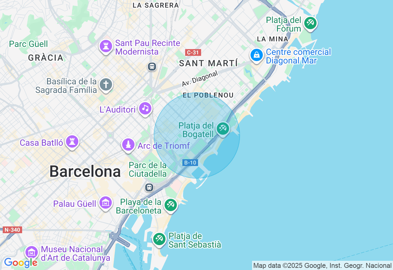 Mapa de la ubicación