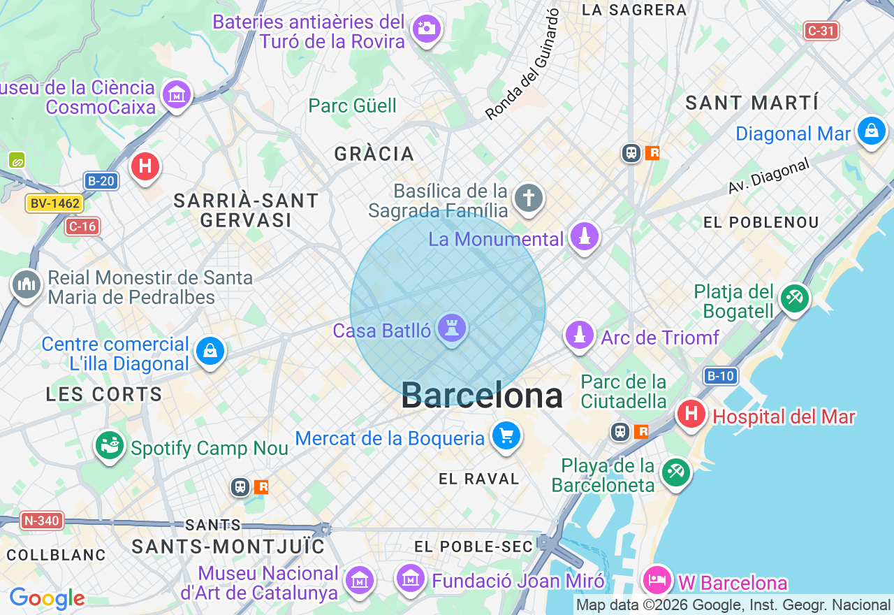 Mapa de la ubicación