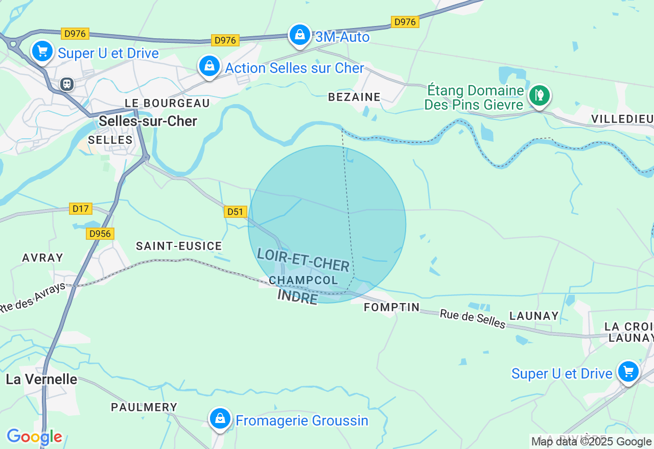Carte de l'emplacement
