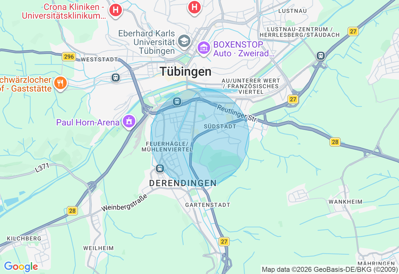 Kartenansicht der Location