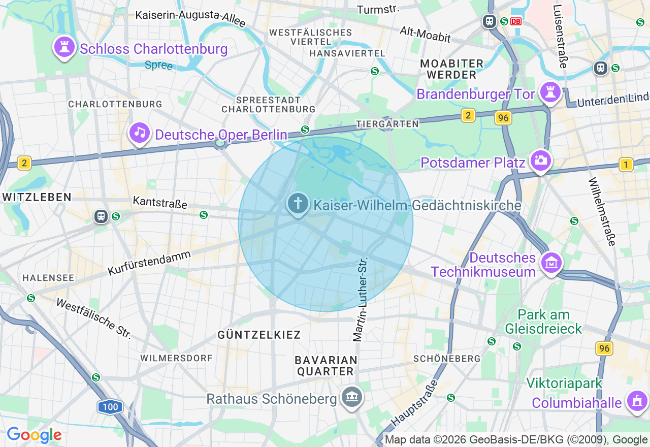 Kartenansicht der Location