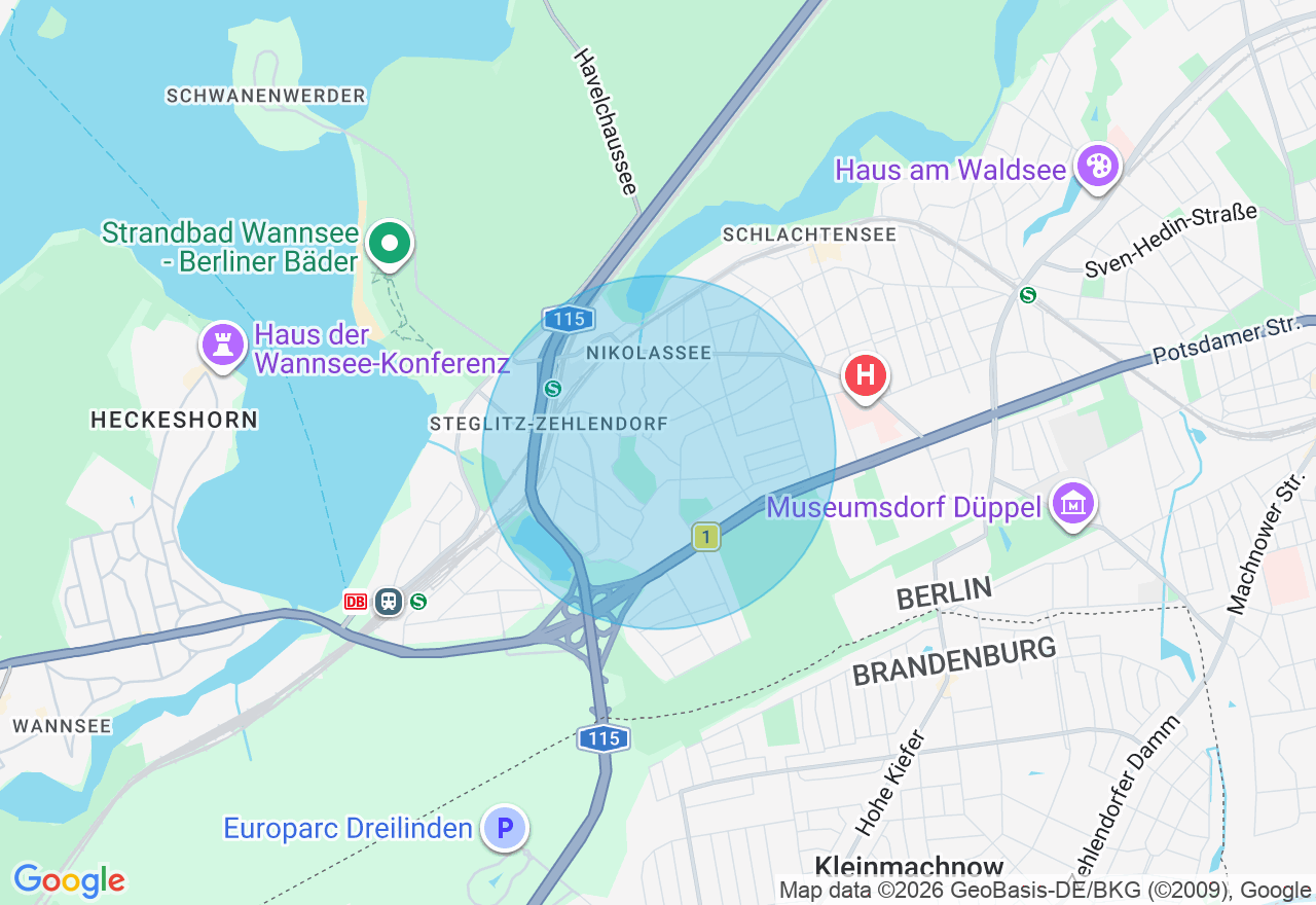 Kartenansicht der Location