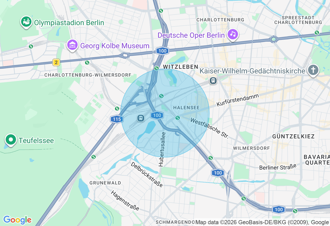 Kartenansicht der Location
