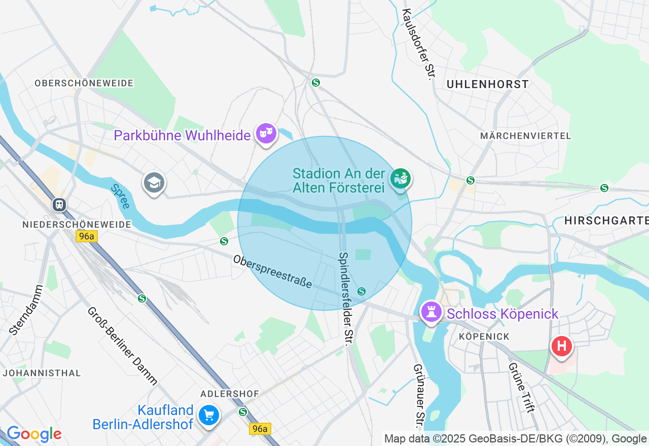 Kartenansicht der Location