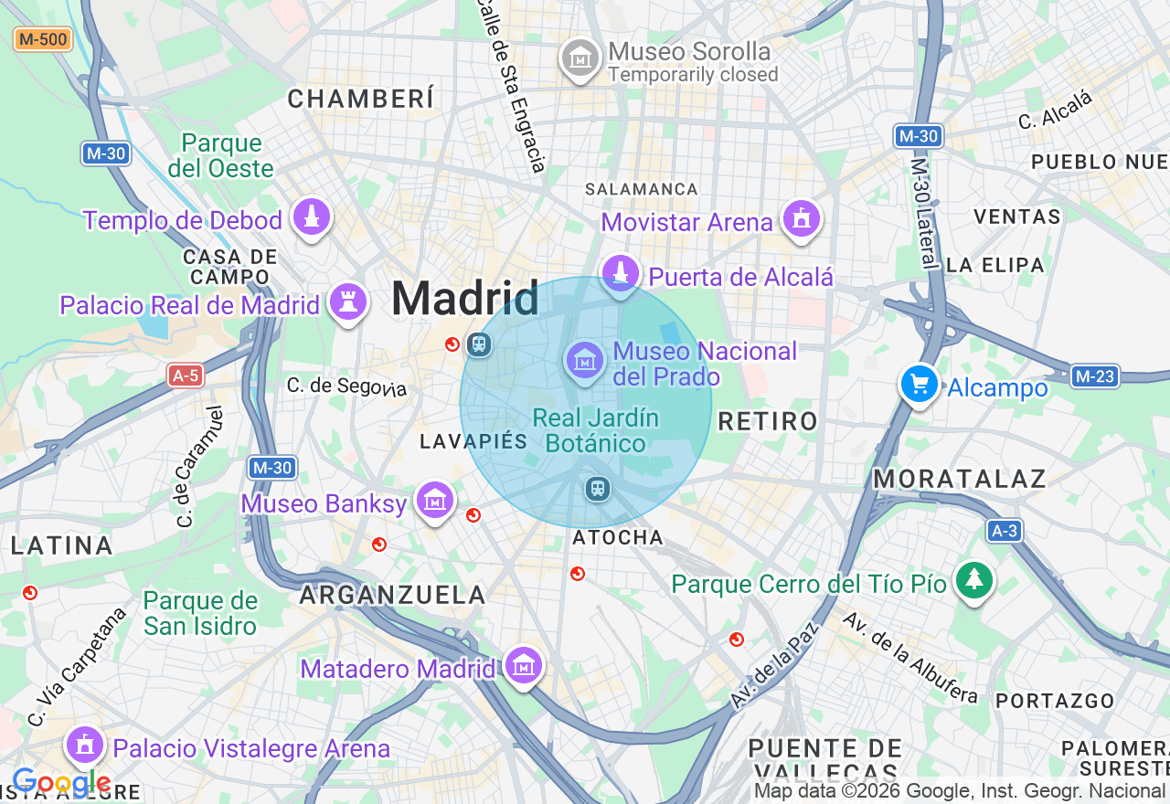 Mapa de la ubicación