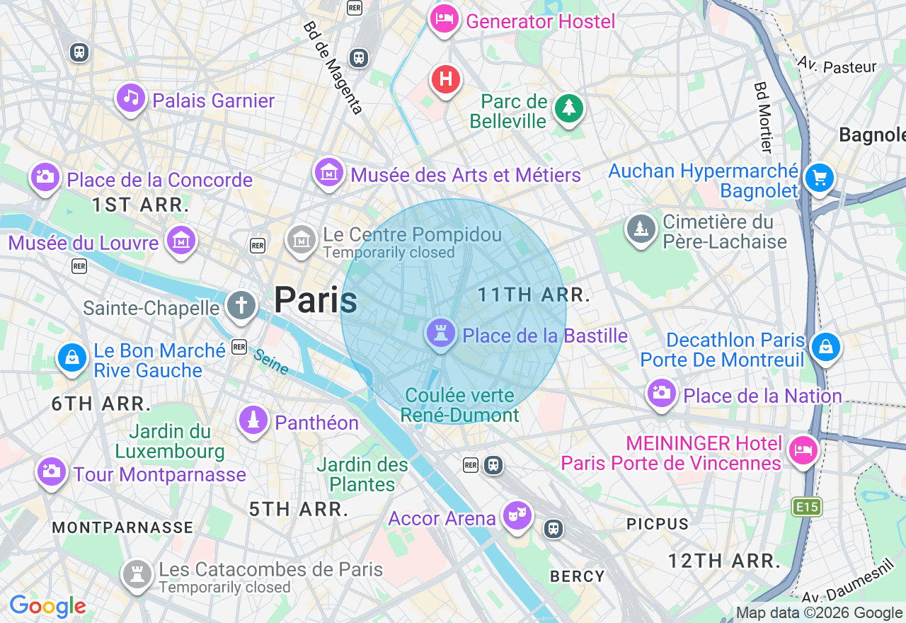 Carte de l'emplacement