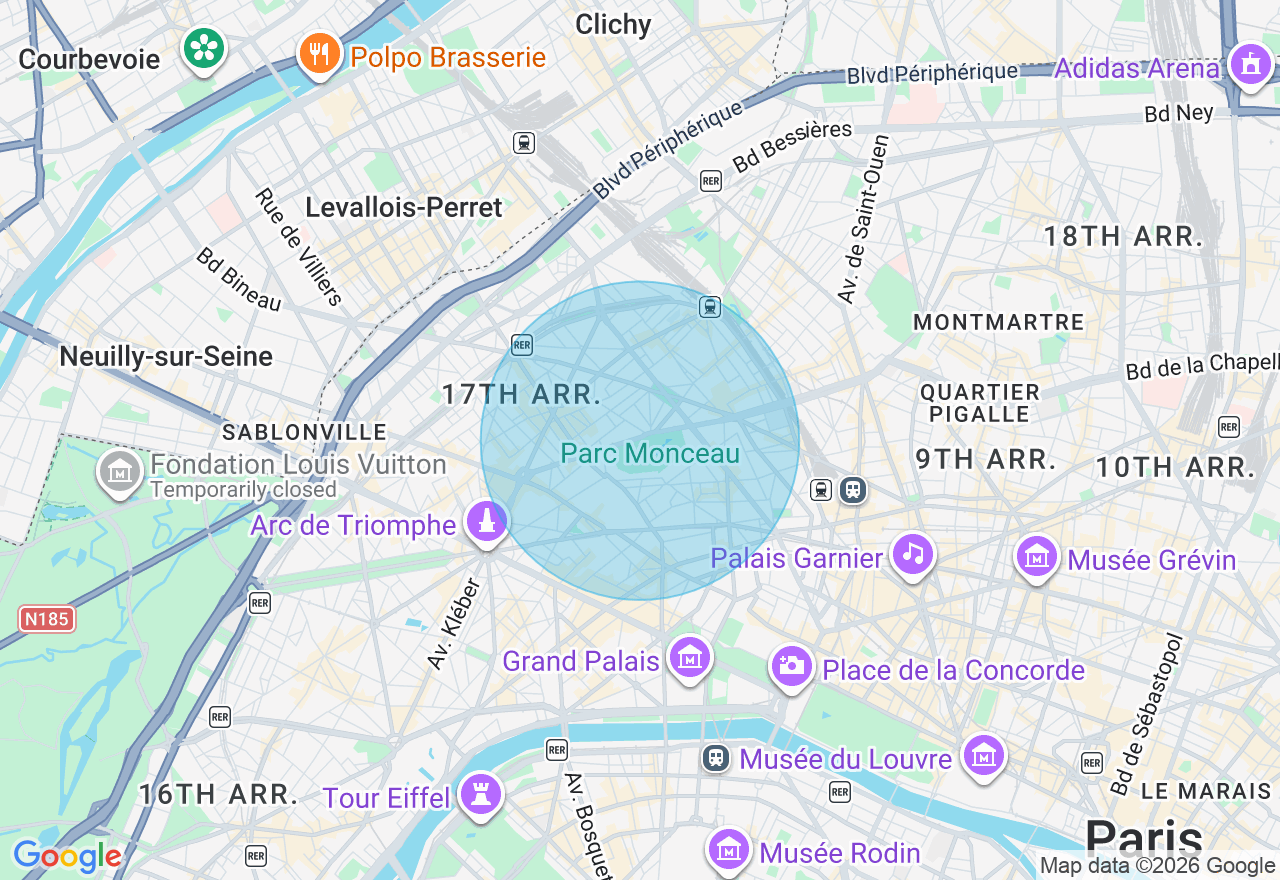 Carte de l'emplacement