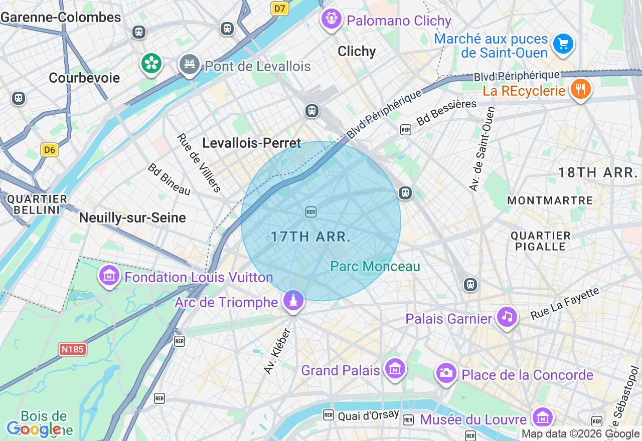 Carte de l'emplacement