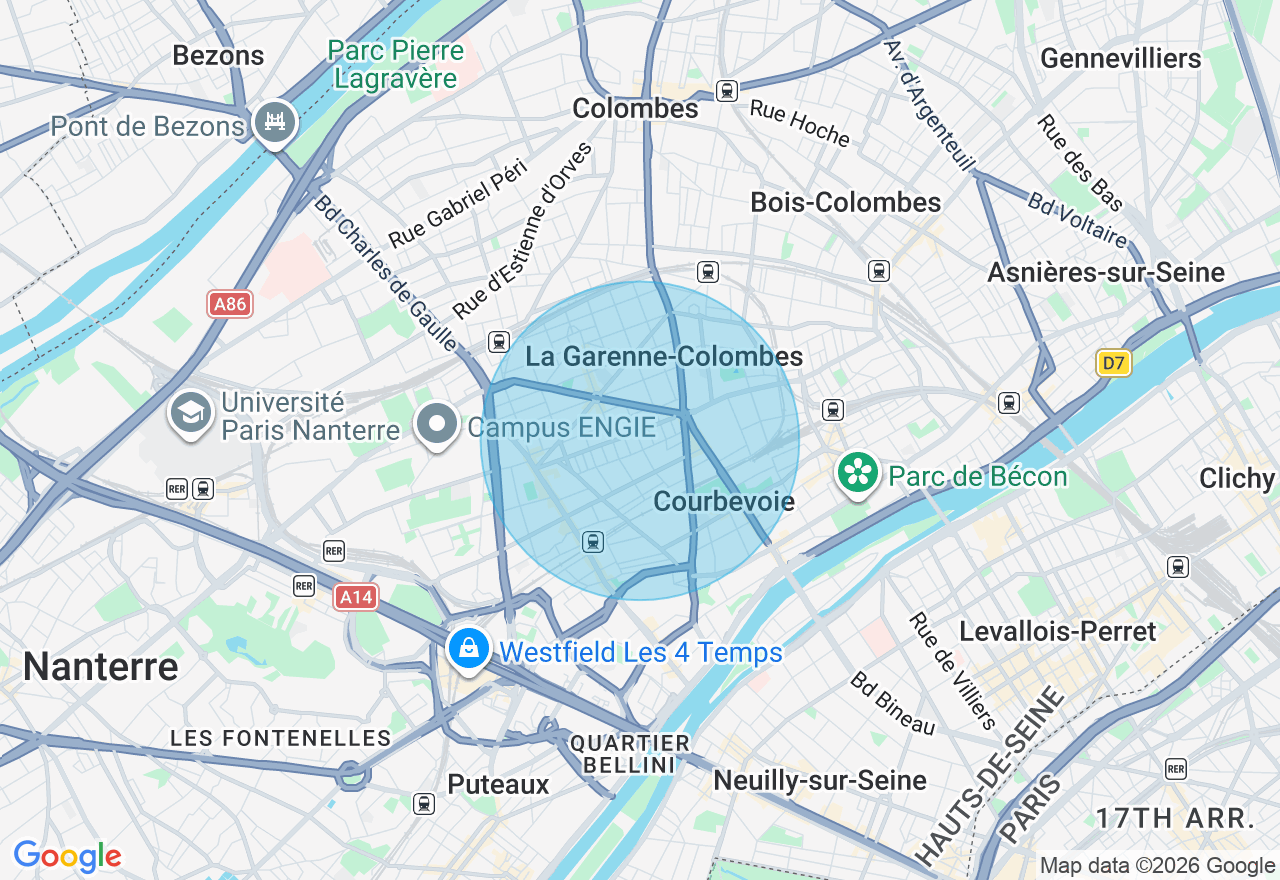 Carte de l'emplacement