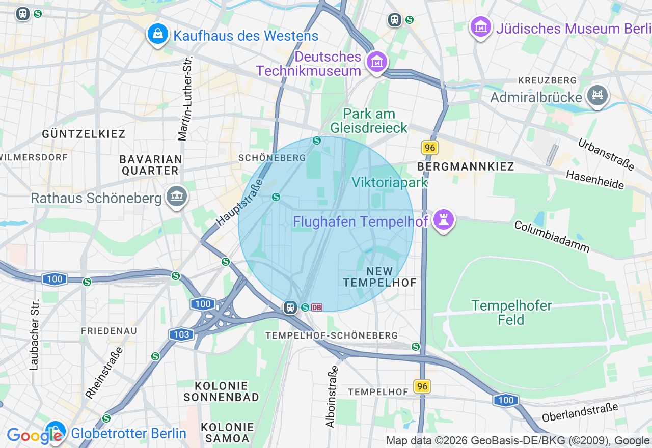 Kartenansicht der Location