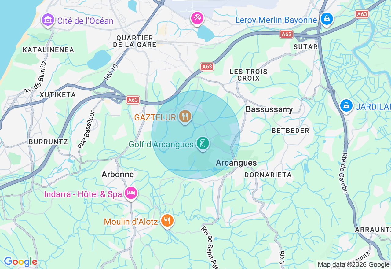Carte de l'emplacement